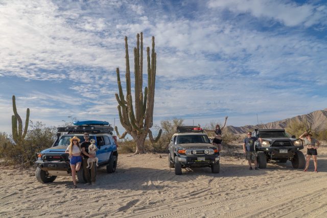 Toyota FJ Cruisers overlanding to Mexico