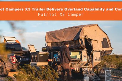 Patriot Campers X3 Trailer at camp