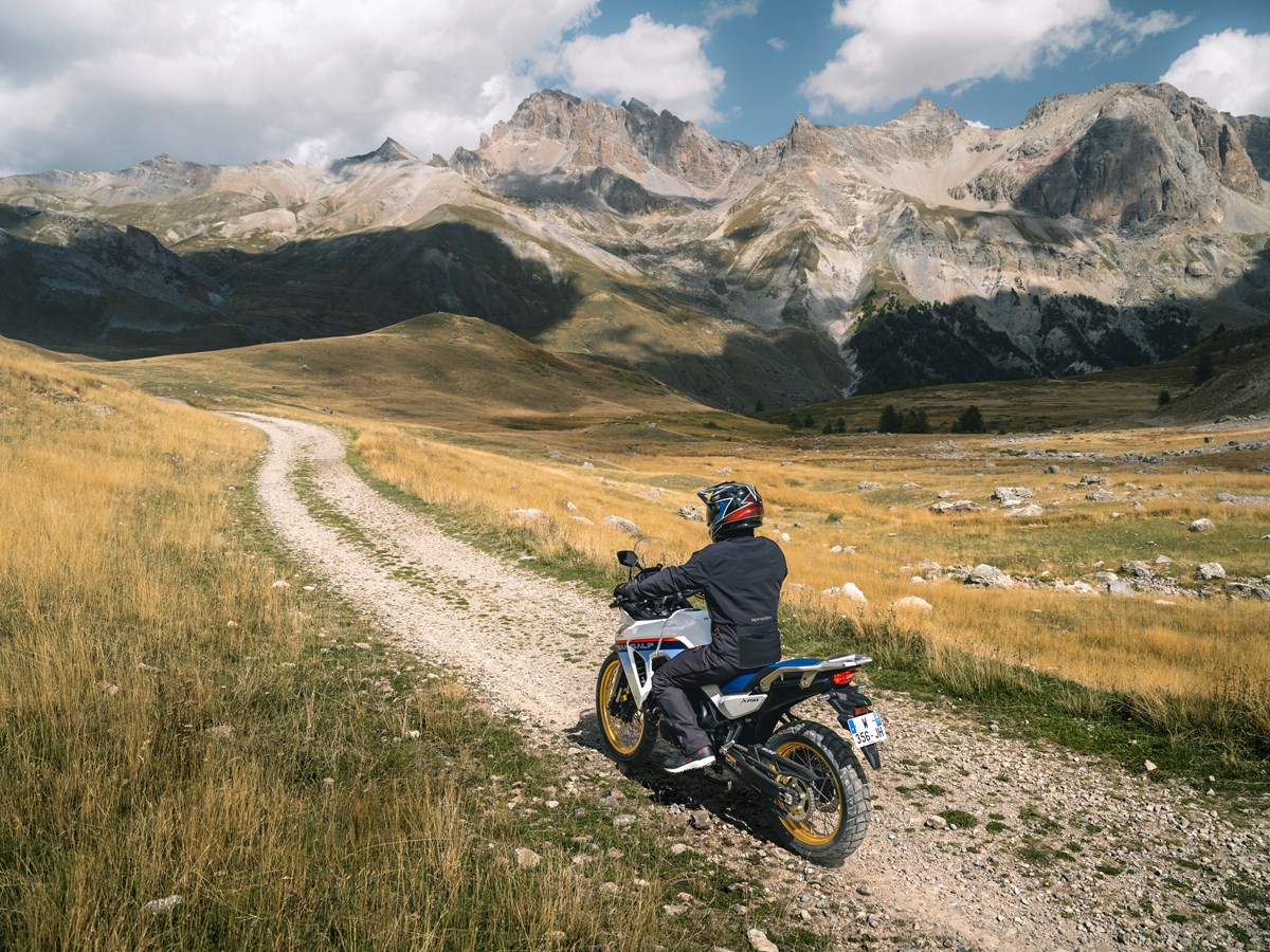 Honda TransAlp adventure bike