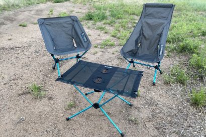 Helinox lightweight camp furniture