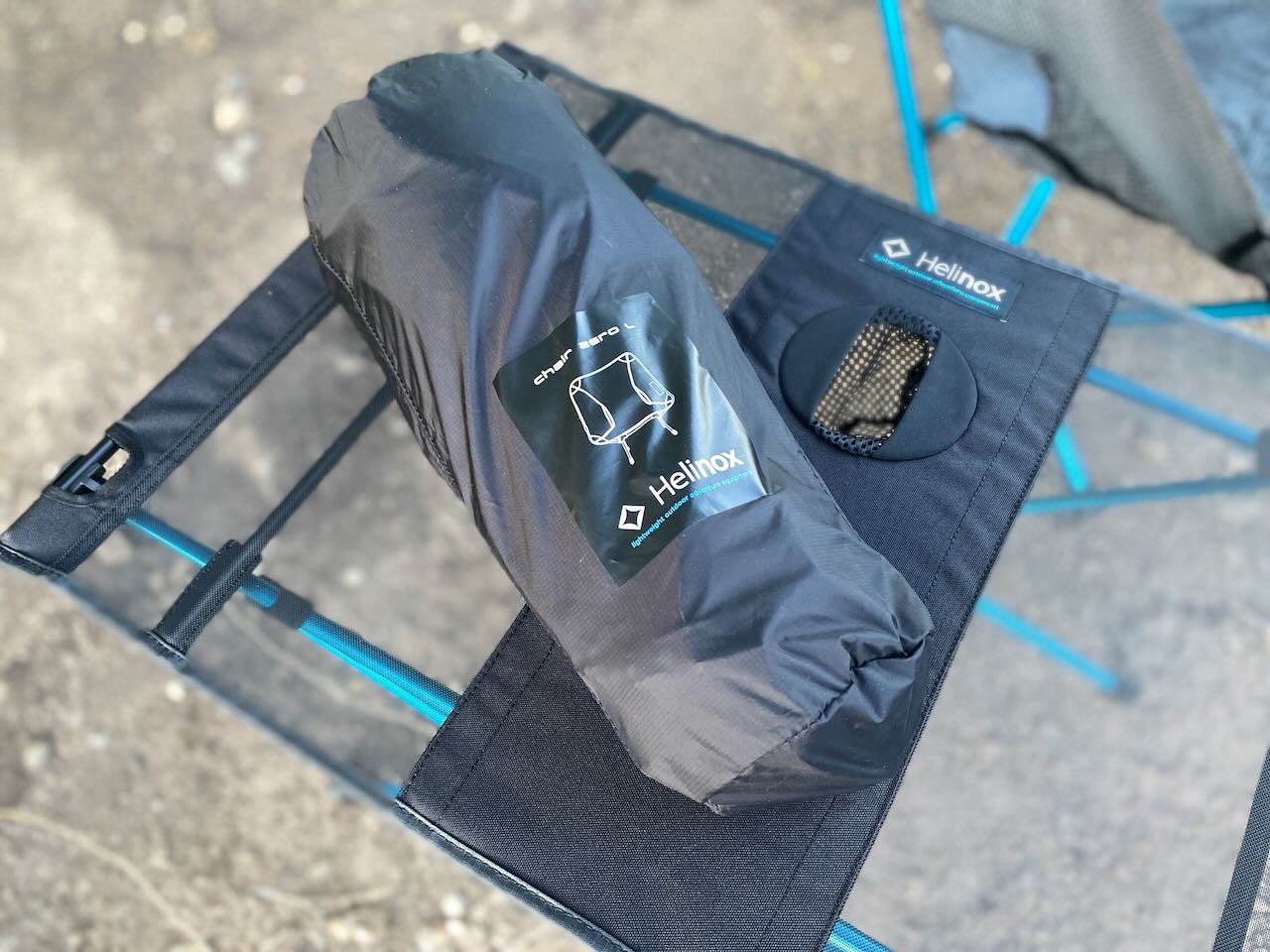 Helinox lightweight camp furniture