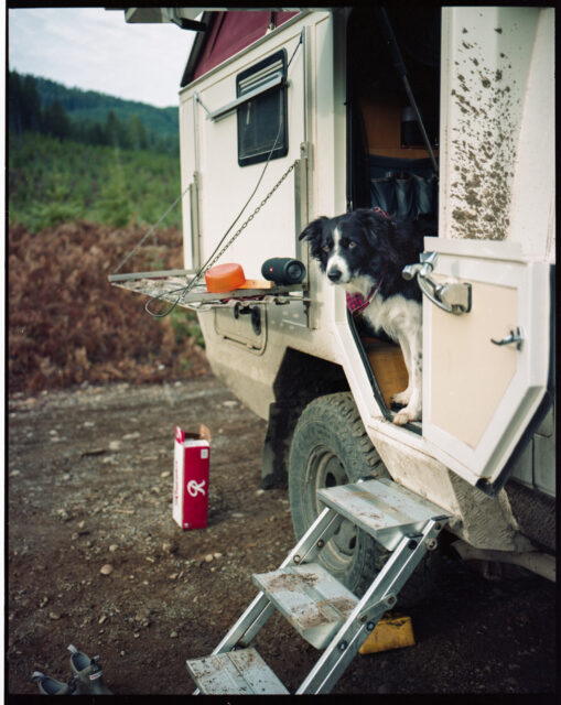 A Toyota Troopy camper