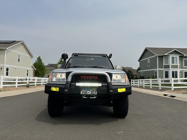 Toyota Land Cruiser front grill and lights 