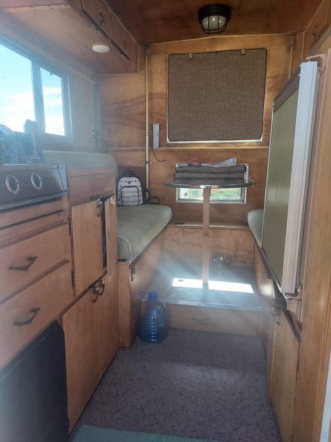 Alaskan camper interior