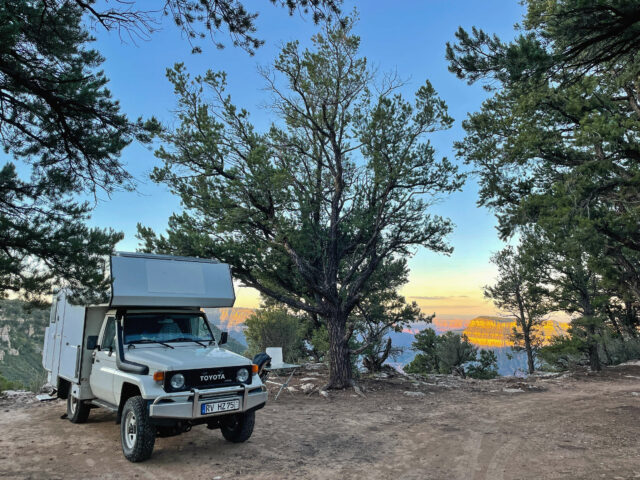 1988 Toyota Land Cruiser BJ75 overland camper