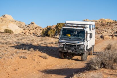 An Earthcruiser in the desert