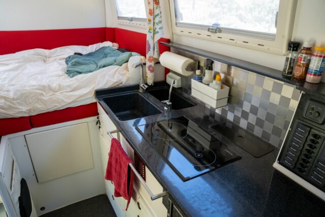 An Earthcruiser kitchen 