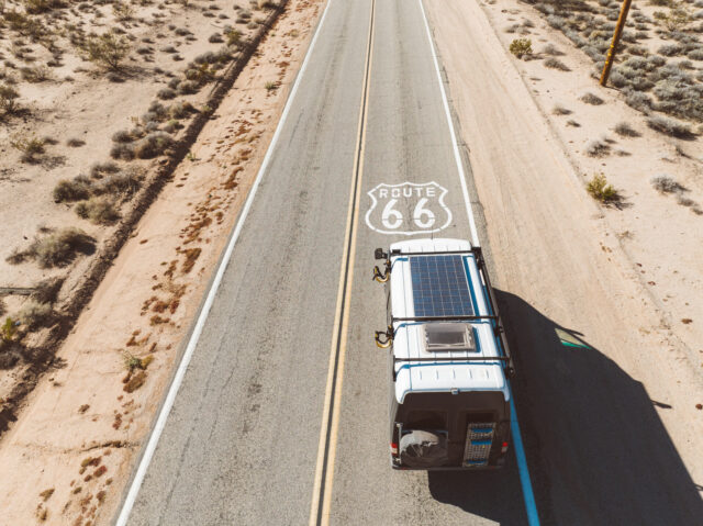 Mercedes T1N on Route 66