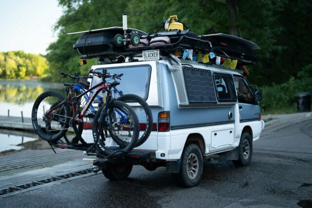 Delica bike rack