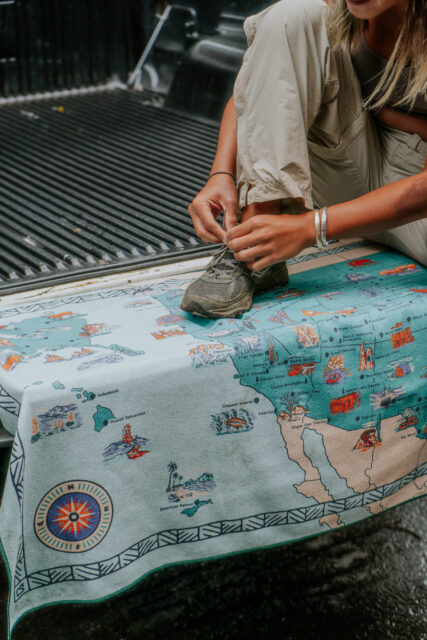 Nomadix National Parks Monuments Map Original Towel news