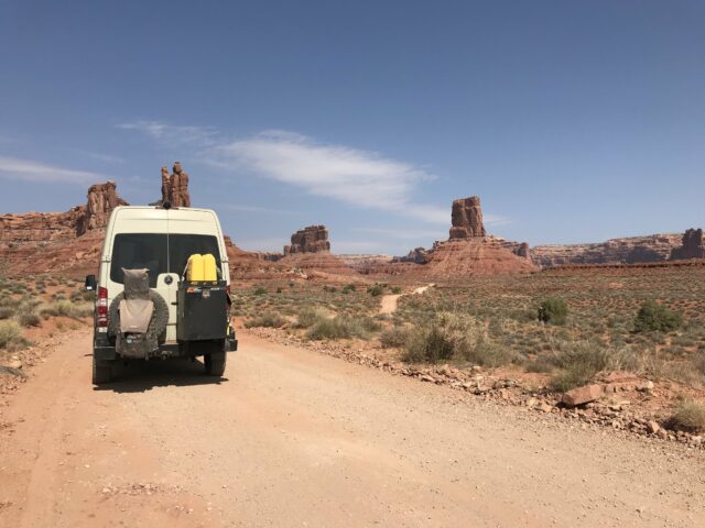 Mercedes in the desert