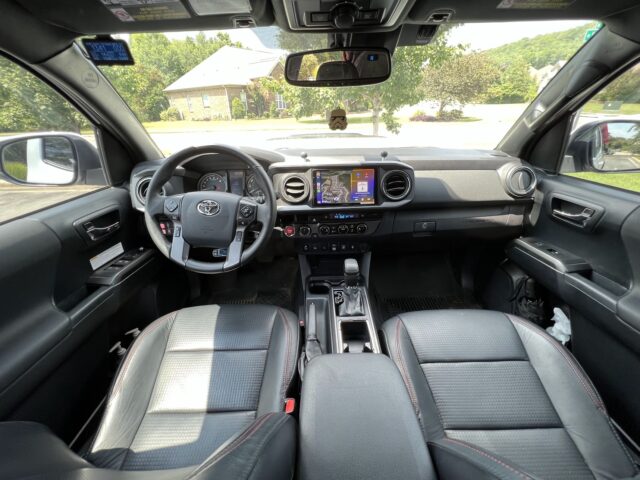 A Tacoma TRD Pro interior