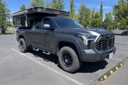 A Toyota Tundra SR5 4x4 camper