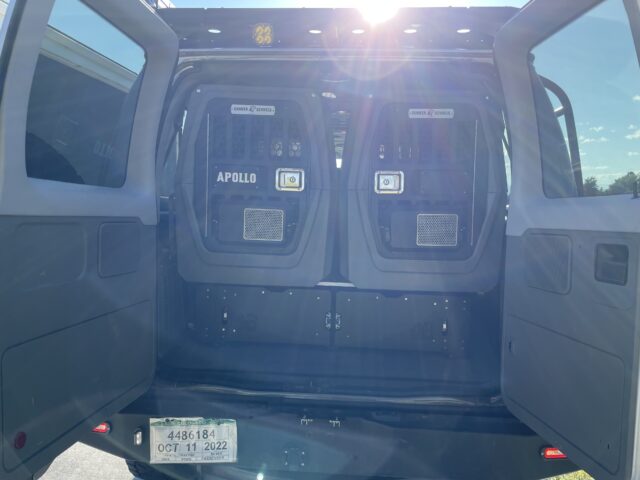 Ford E-350 rear storage 