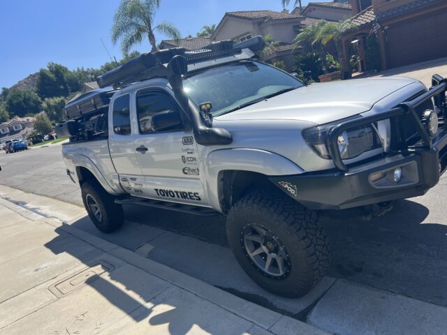 A Toyota Tacoma overland build