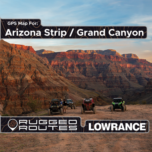 Overland news - Rugged Routes Launches the Arizona Strip Lowrance GPS Map