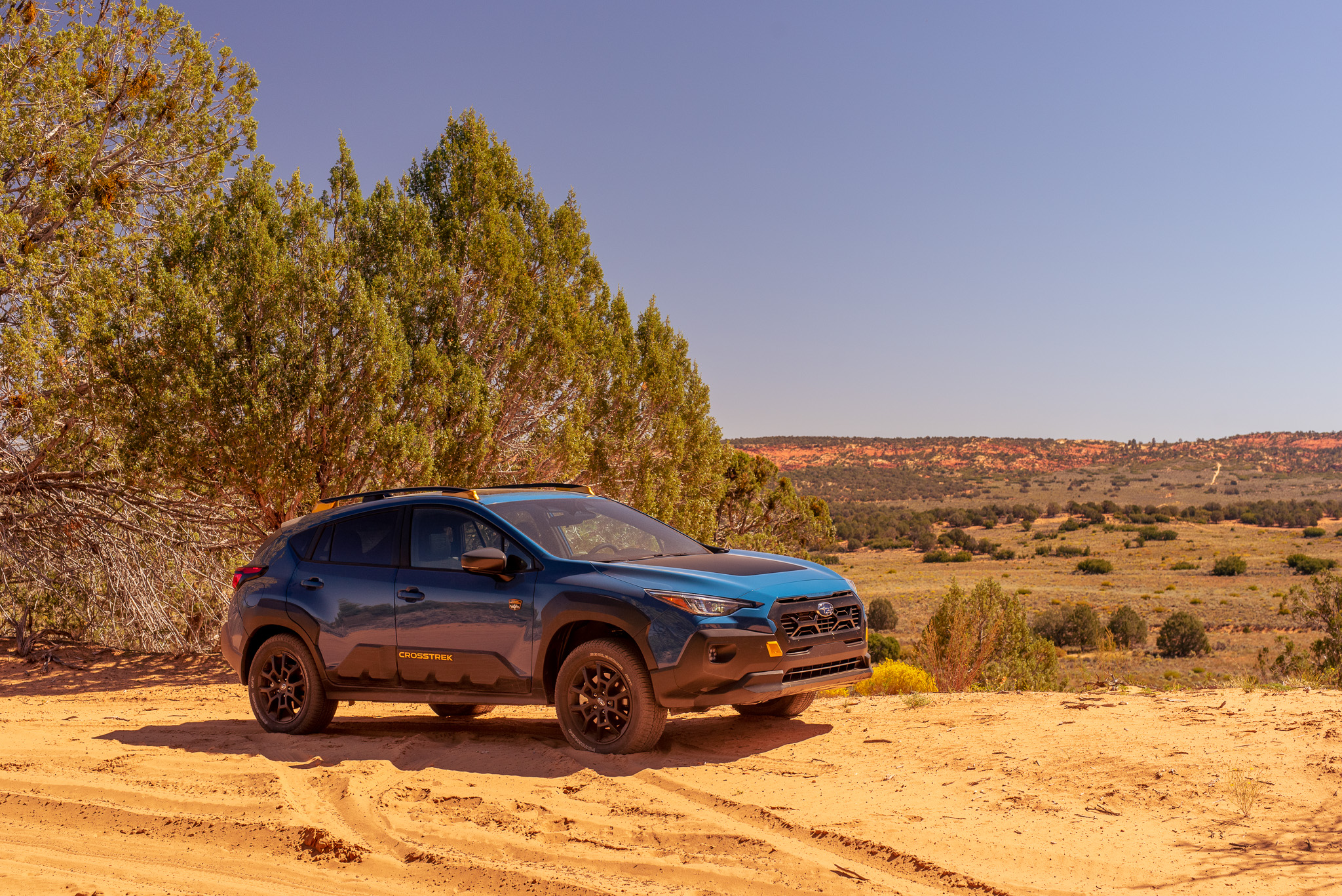 2024 Subaru Crosstrek Wilderness in the sand in Utah