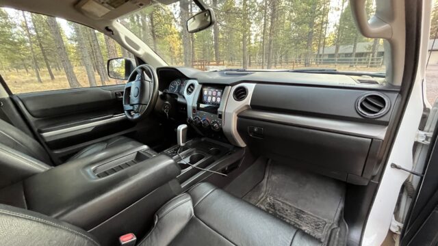 Tundra TRD cab interior 