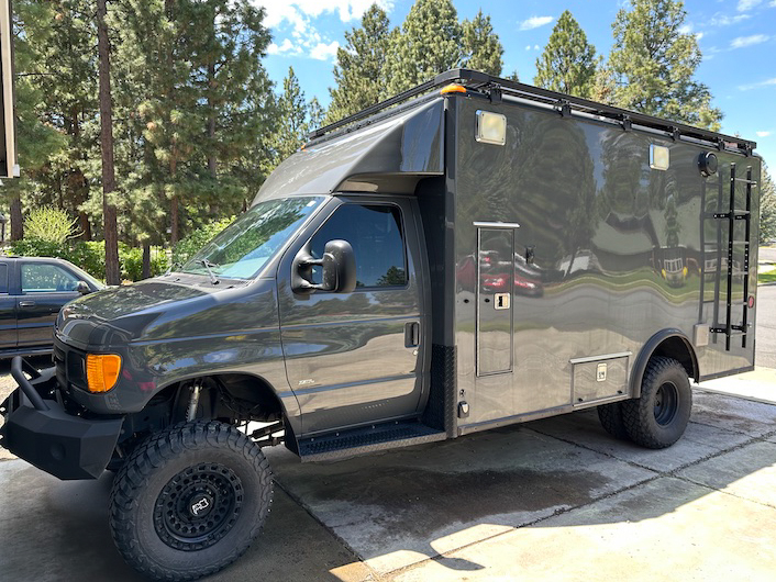 Ford E-450 overland camper