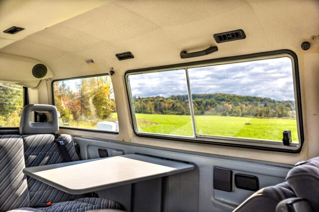 A Vanagon weekender interior