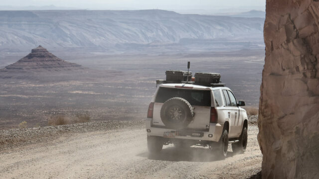 Chevrolet Tahoe in the desert