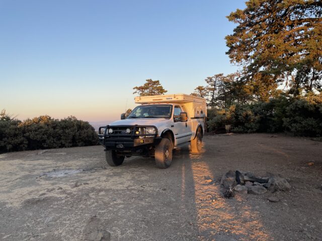 A Ford overland camper 