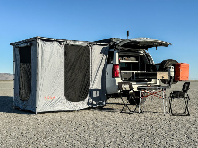 overland awning room