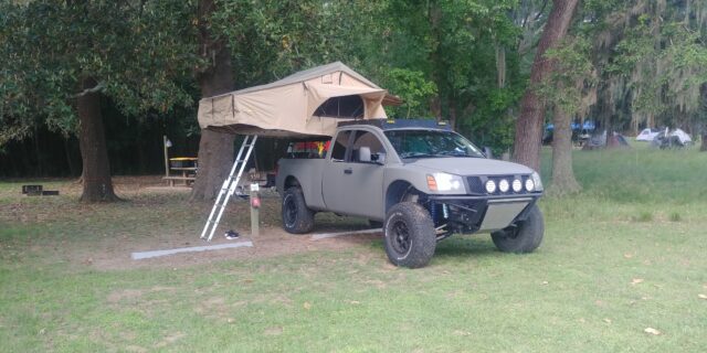 Nissan titan outlet tent