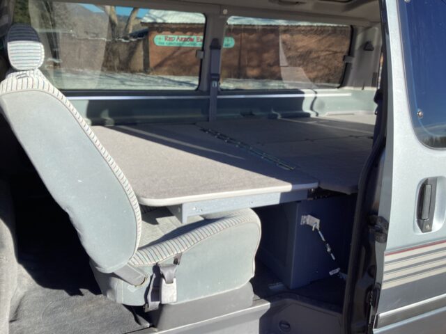 Toyota Hiace 4x4 sleeping platform