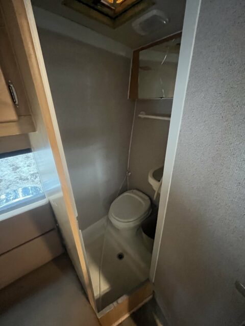 overland camper bathroom