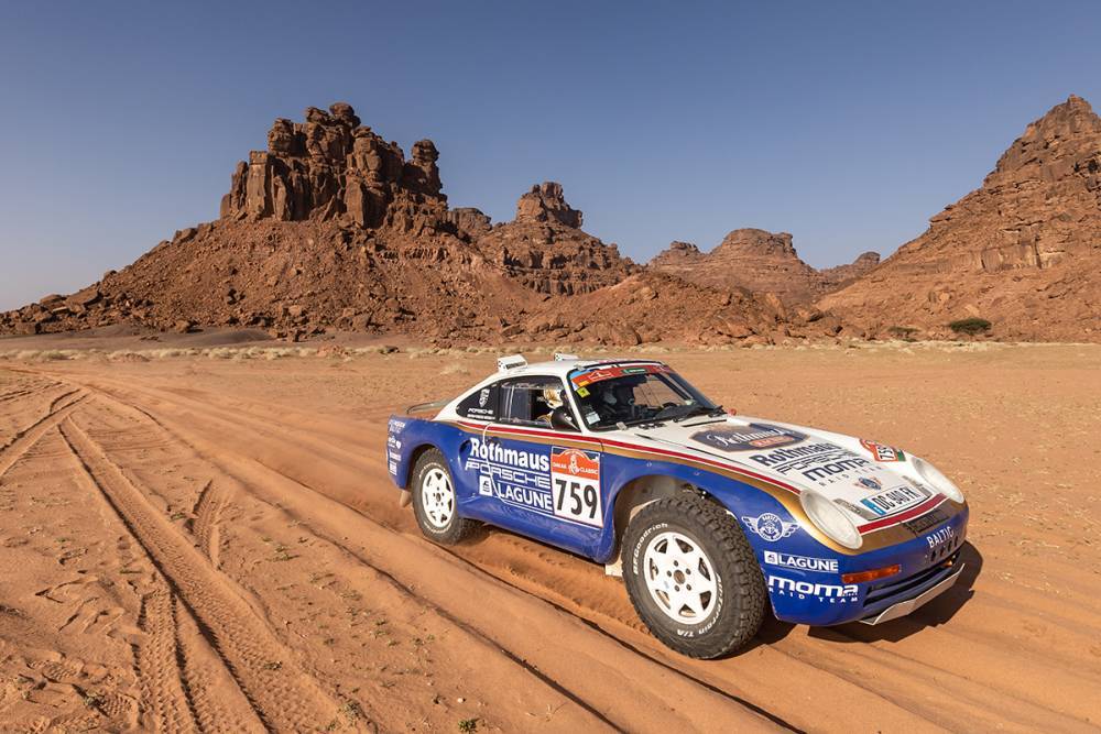 dakar rally 2024 - Rothmans Porsche