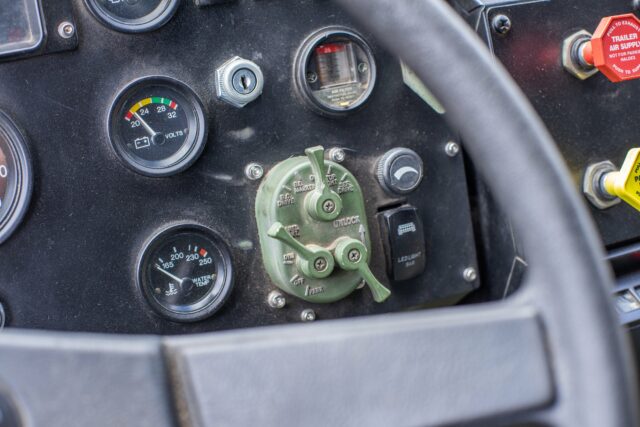 Stewart and Stevenson M1078 cab controls