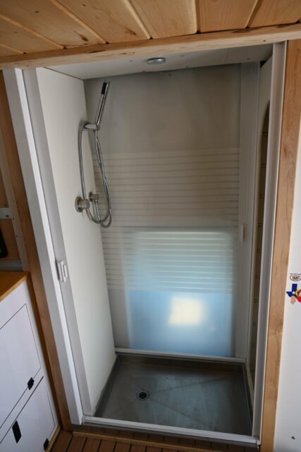 overland camper shower