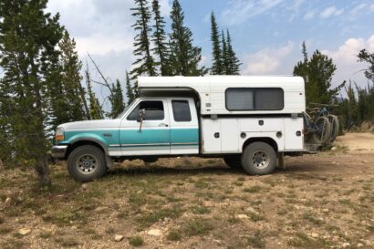 F-250 overland camper