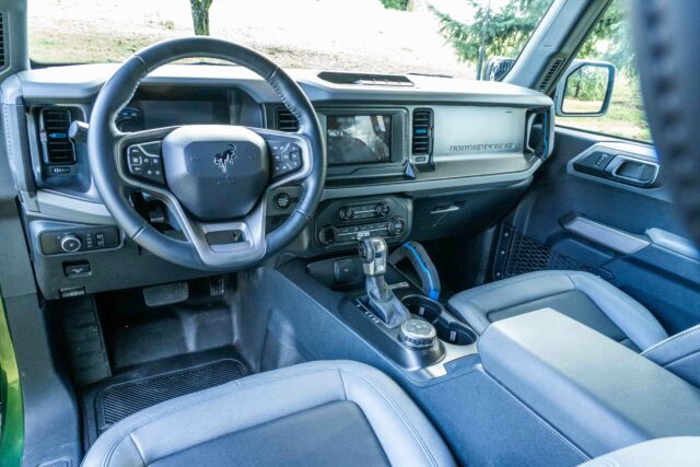 Ford Bronco interior 