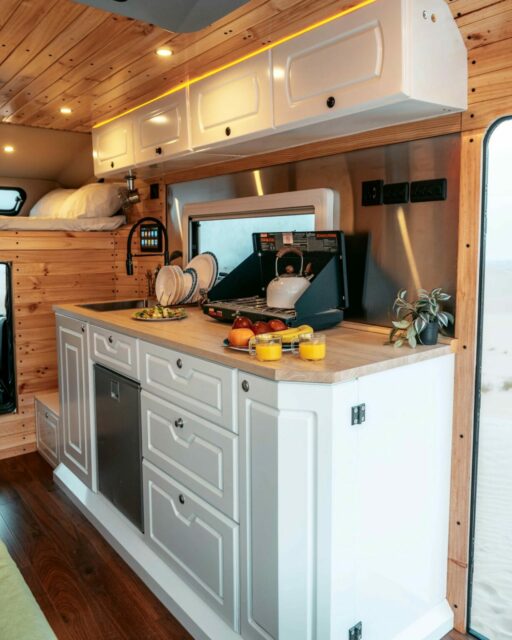 Expedition camper interior 