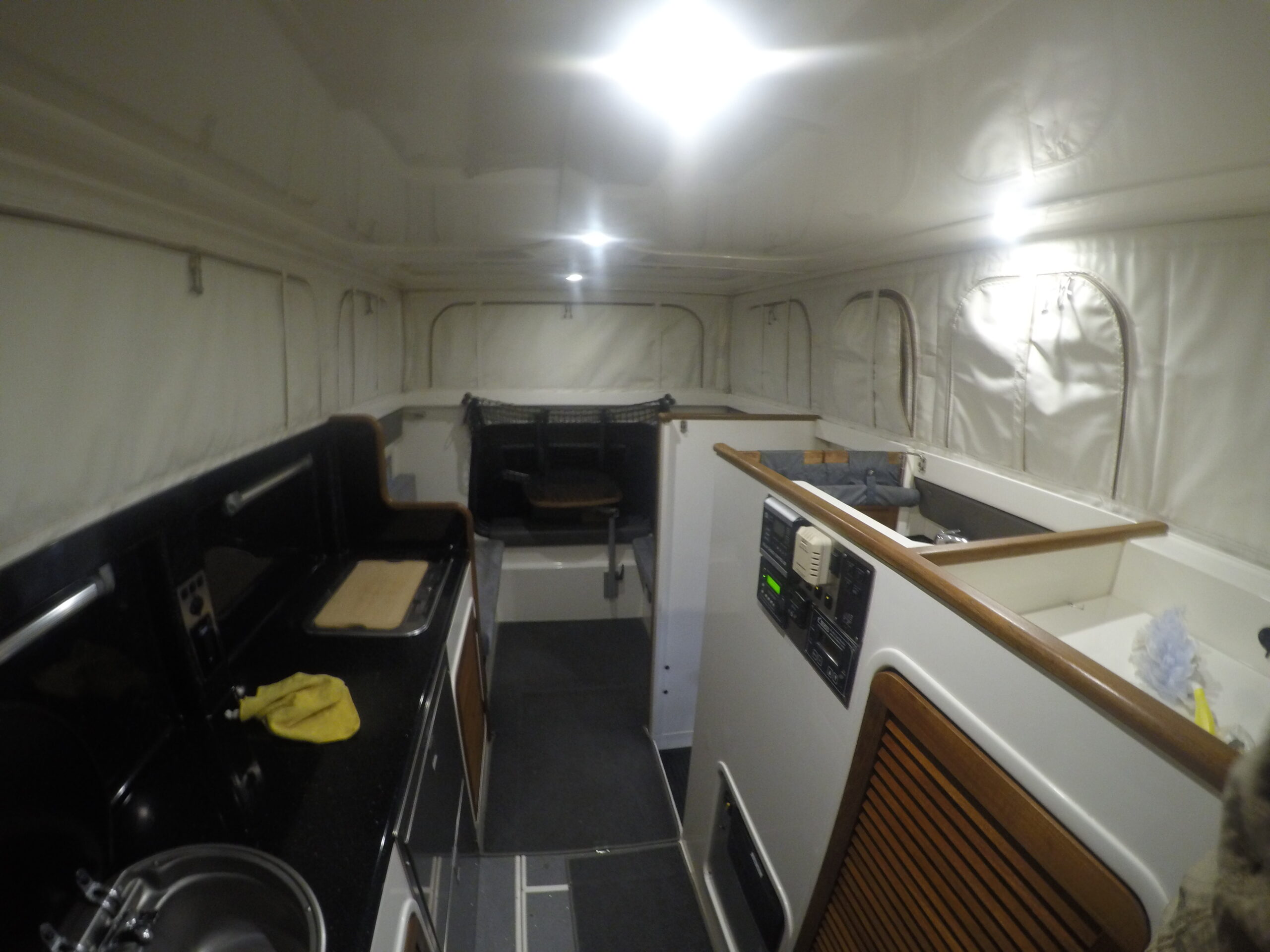 Expedition camper interior 