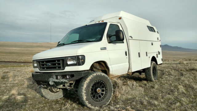 Ford E-350 4x4 overland build