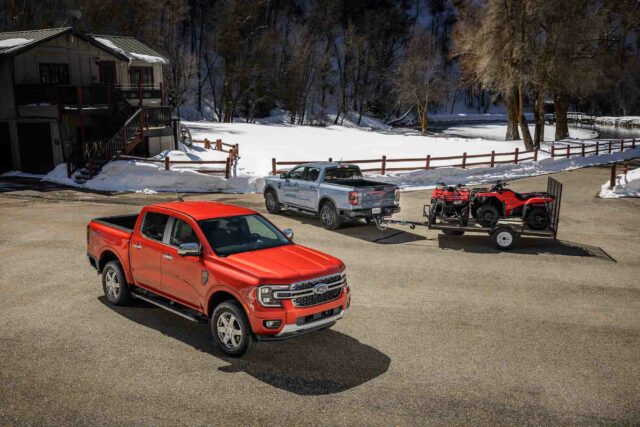 2024 Ford Ranger towing