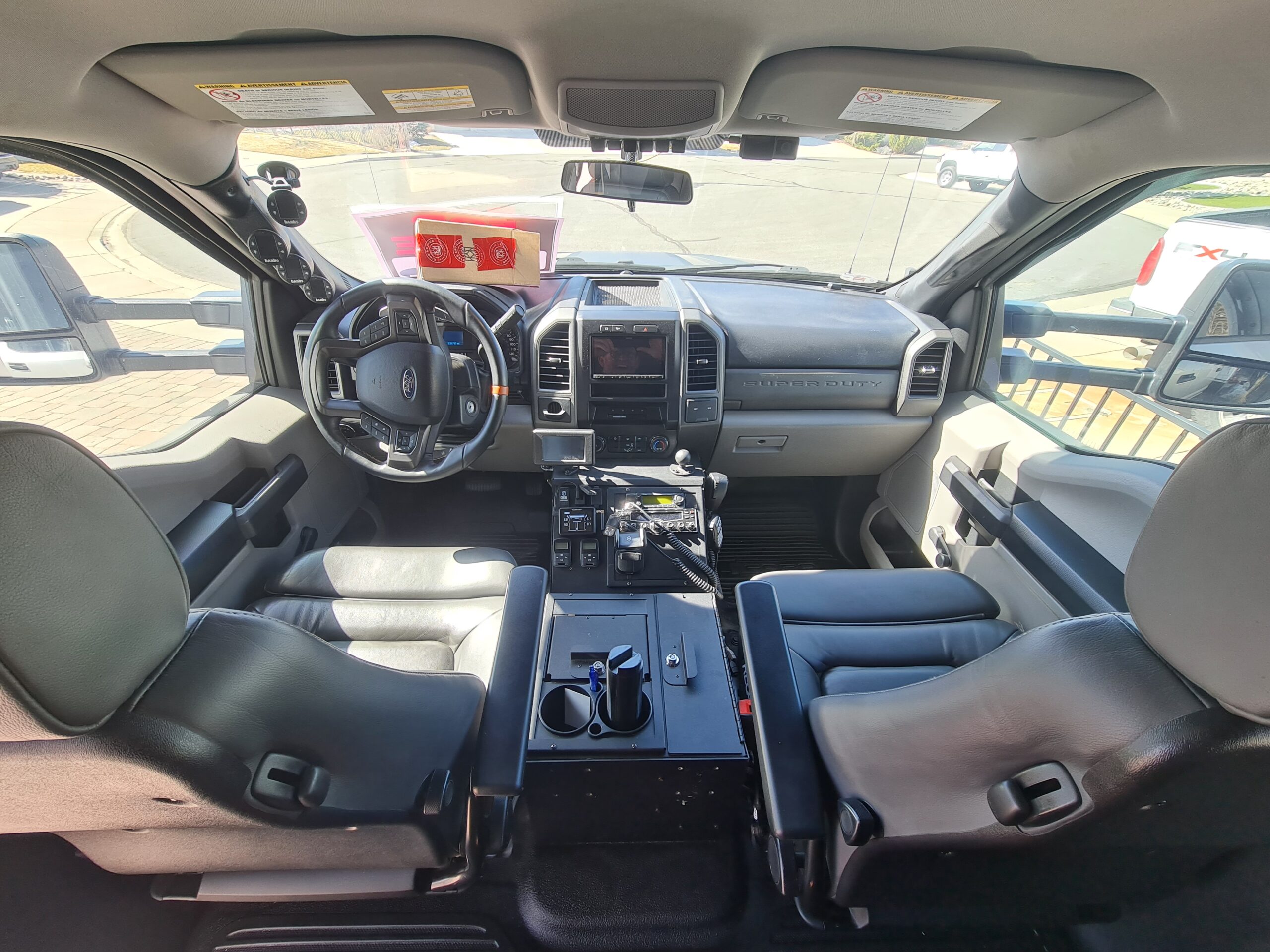 Ford F-550 cab interior 