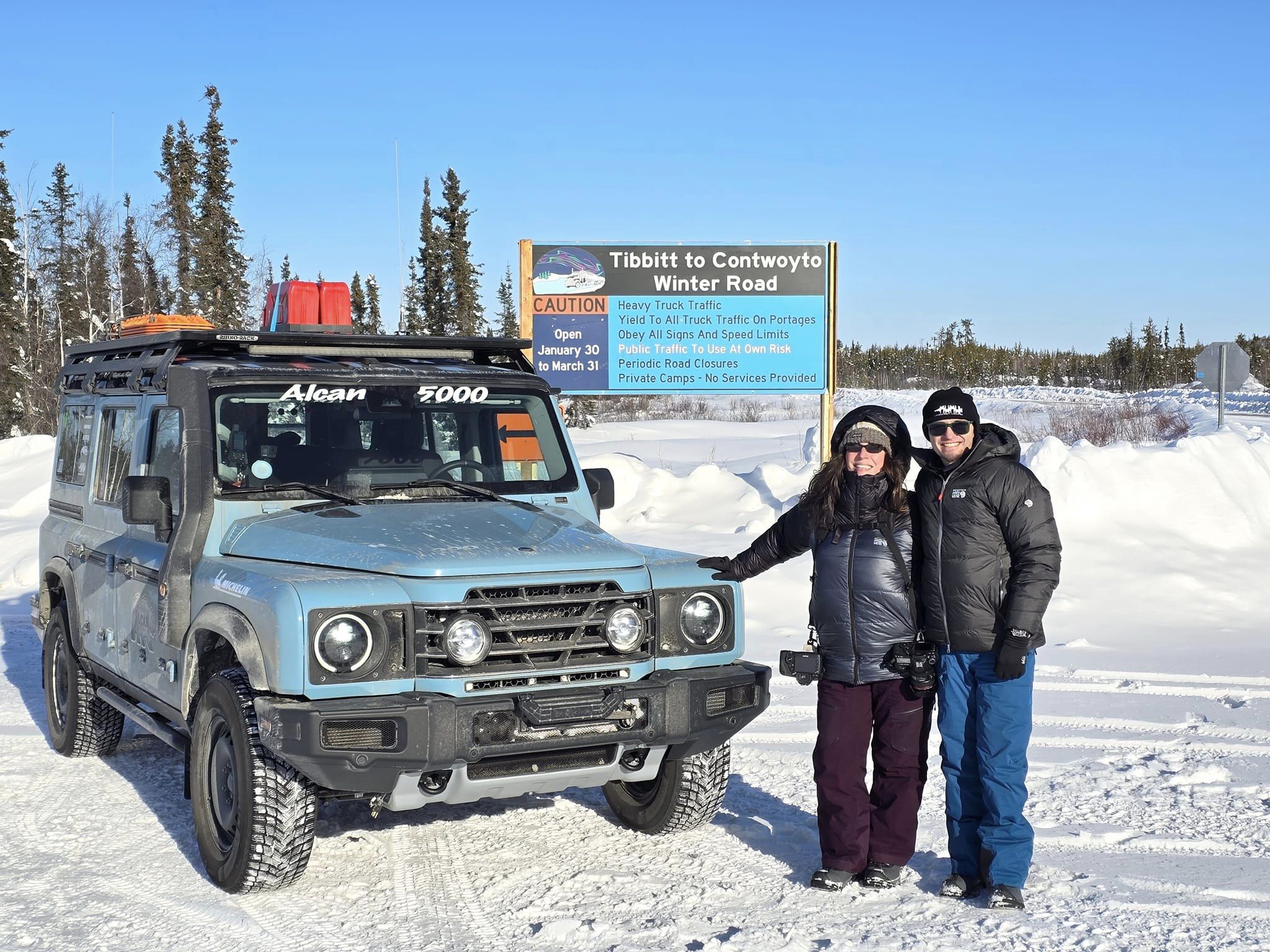 Alcan 5000 - Ineos Grenadier and Andy and Mercedes Lilienthal