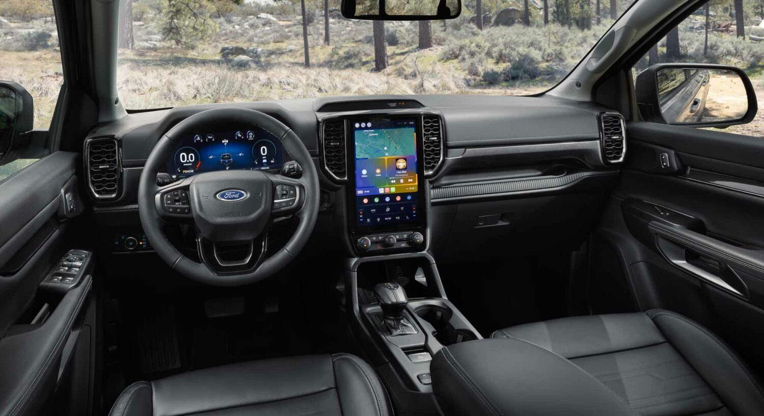 2024 Ford Ranger cabin, user interface, driver position