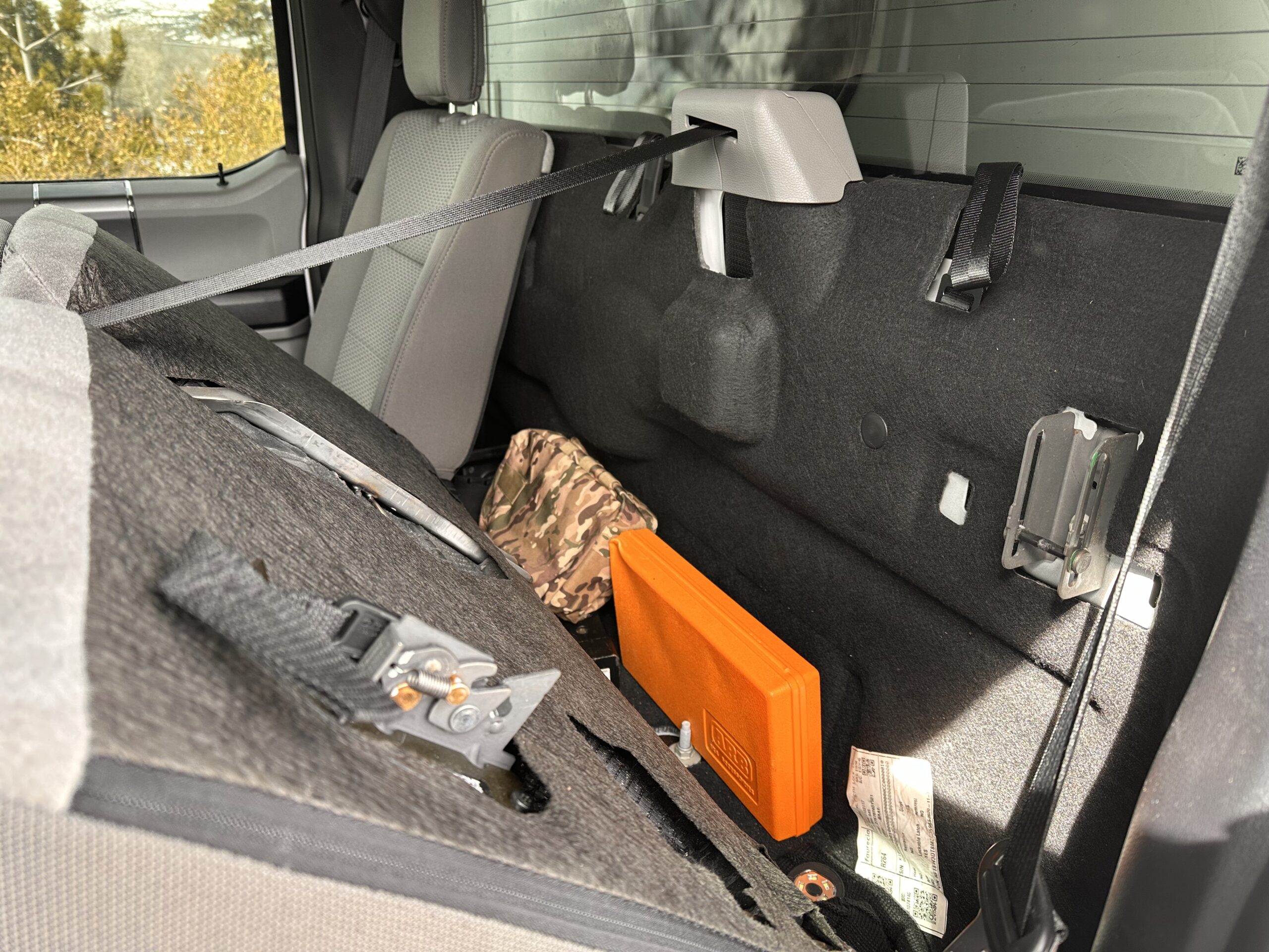 F-250 cab storage