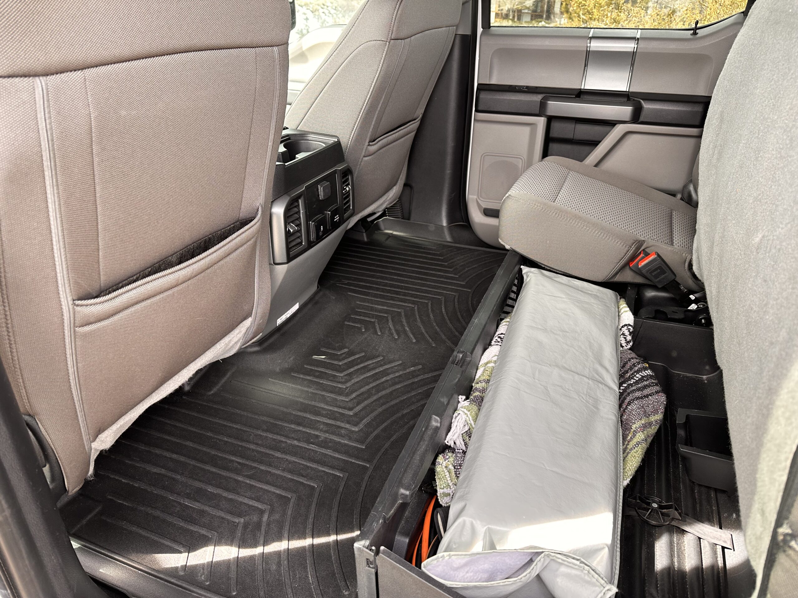 F-250 cab storage