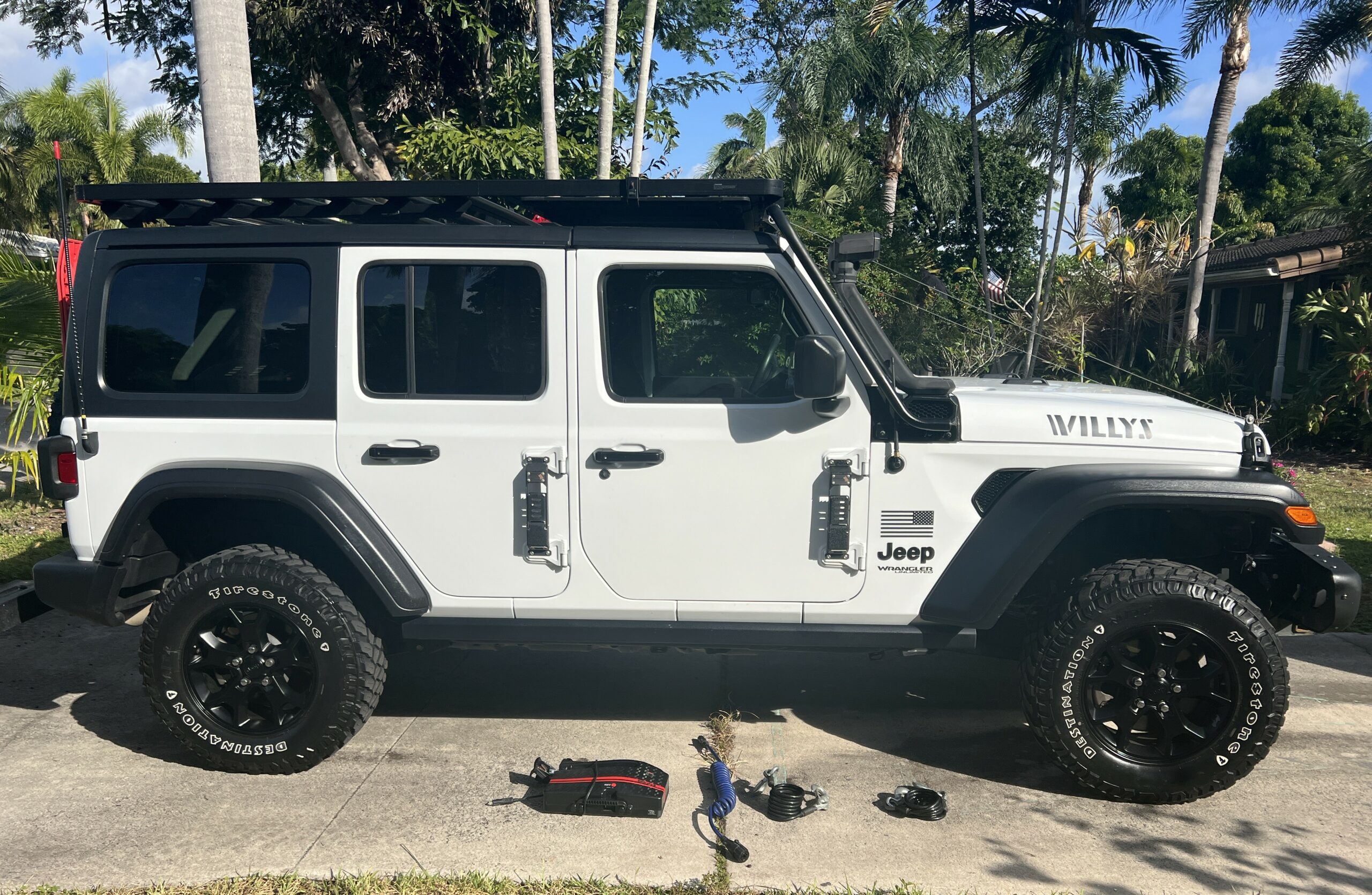 Jeep Wrangler Willys overland build