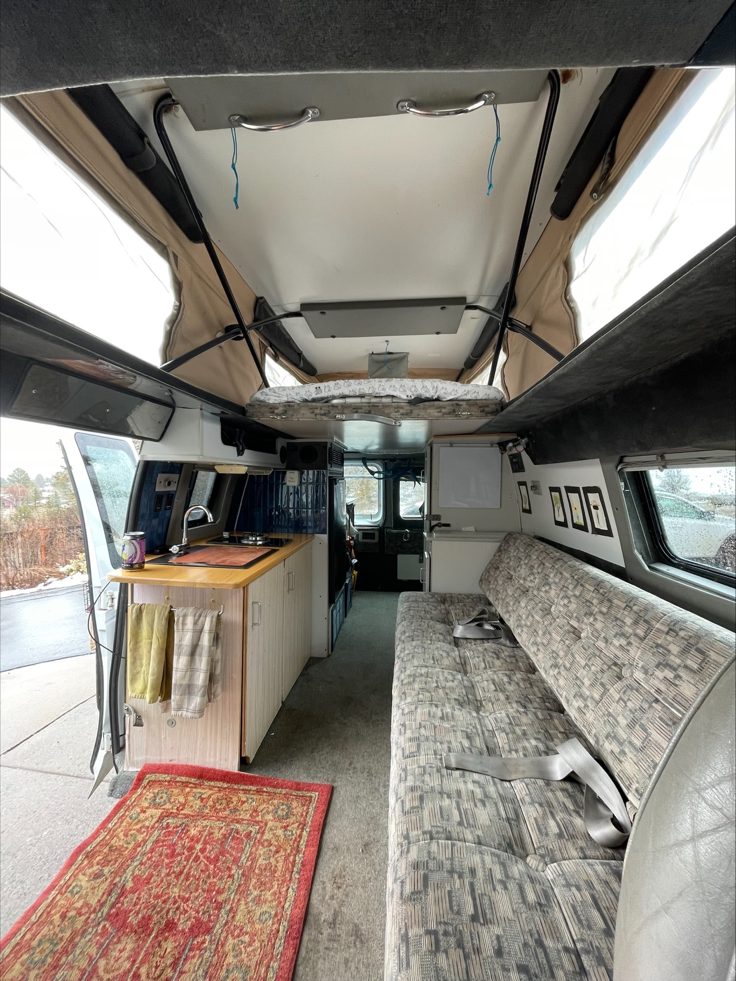 Sportsmobile camper interior 