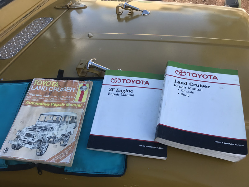 Toyota Land Cruiser FJ-40 manuals