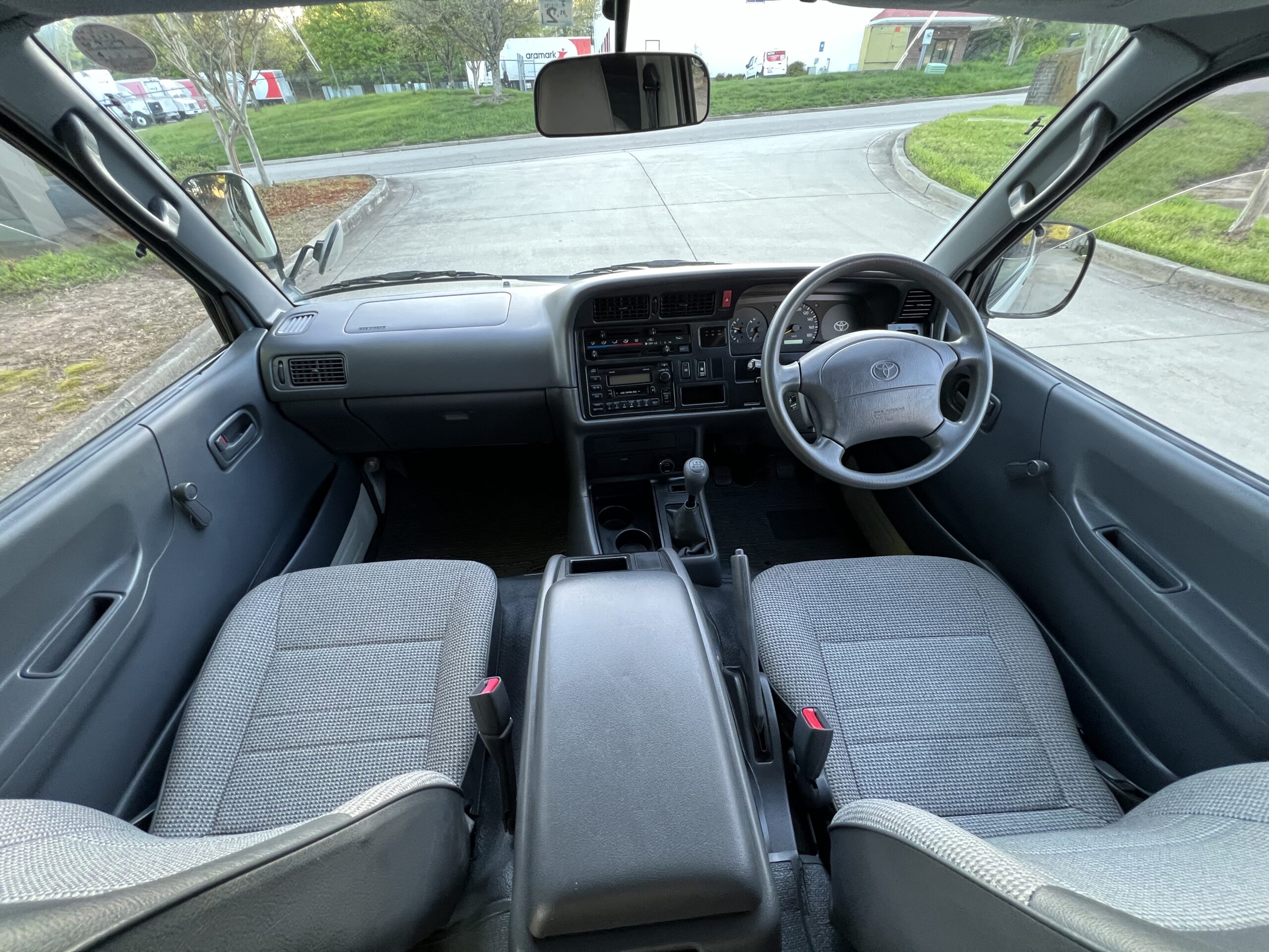 Toyota Hiace 4WD interior 