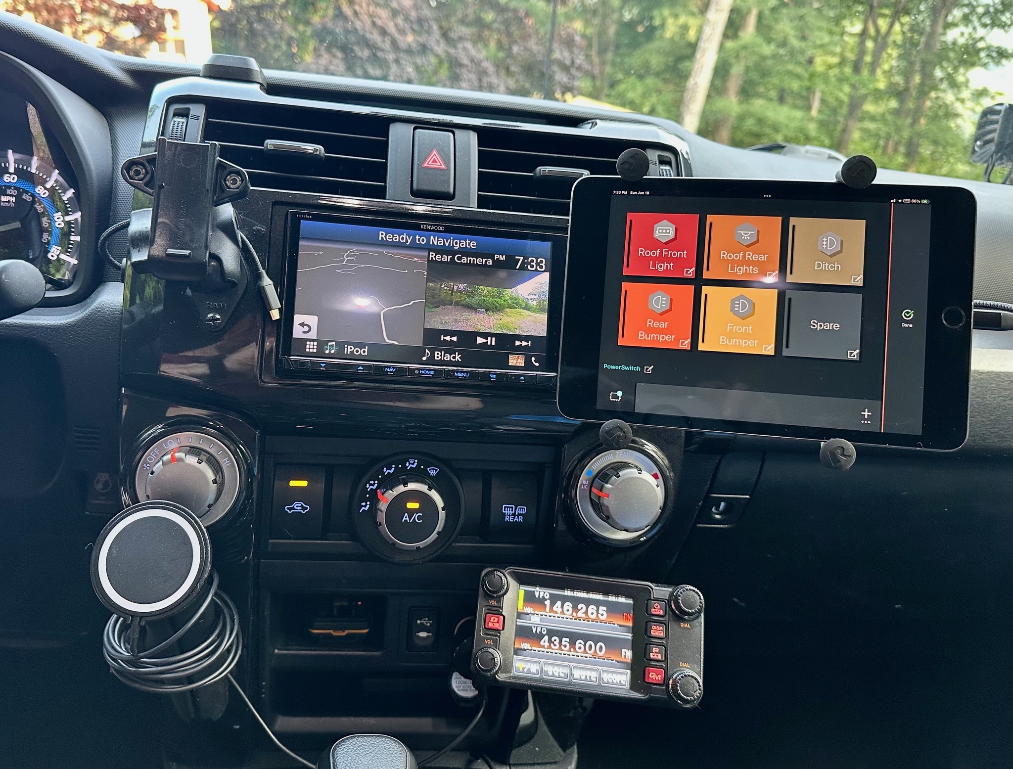 4Runner overland dash