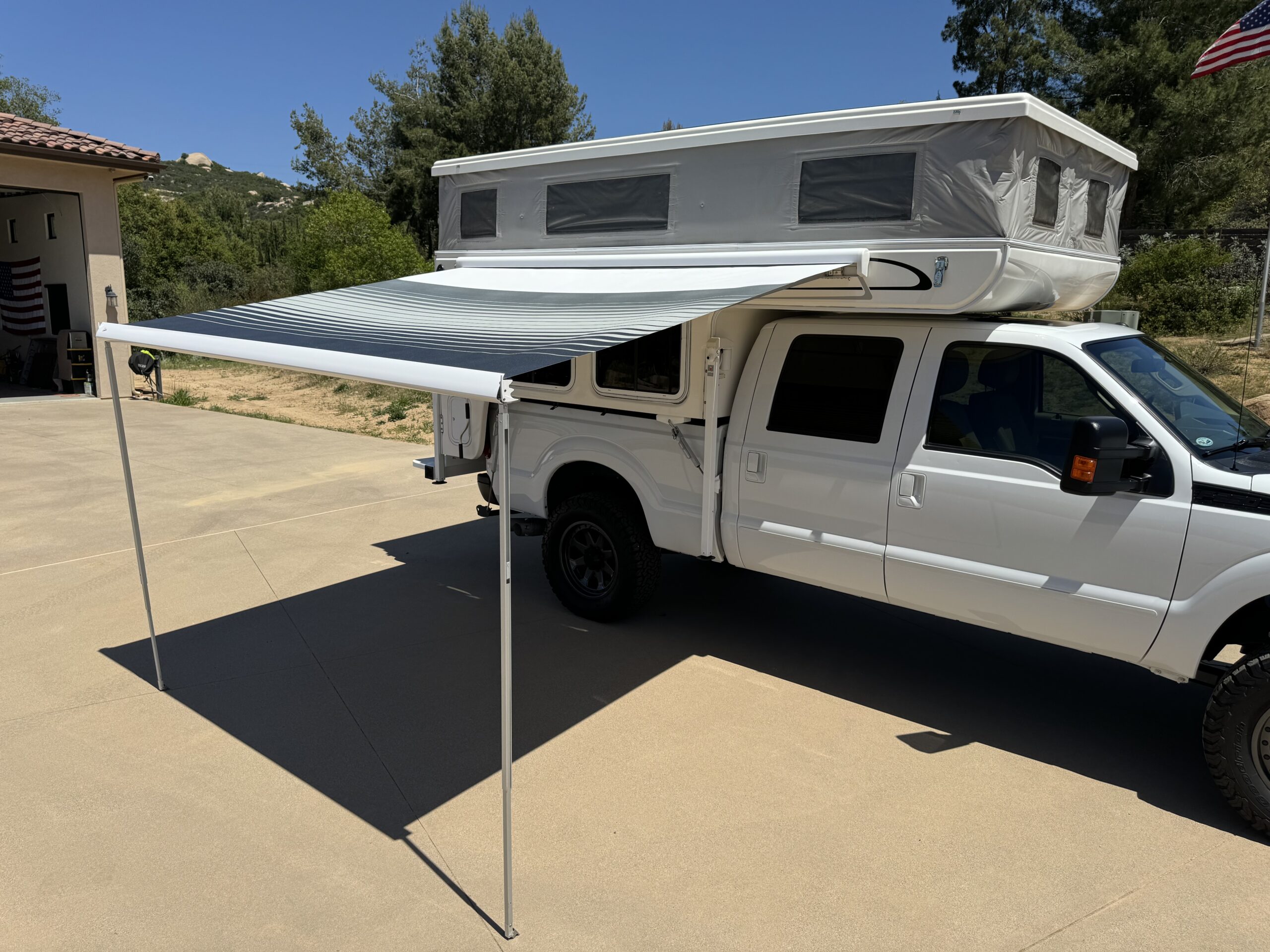 F-250 overland camper